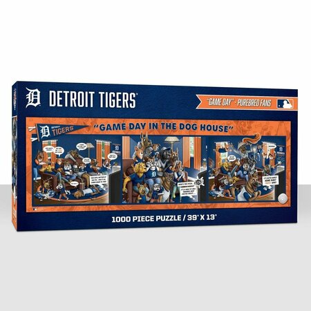 YOUTHEFAN MLB Detroit Tigers Game Day In The Dog House - 1000 Piece 2505817